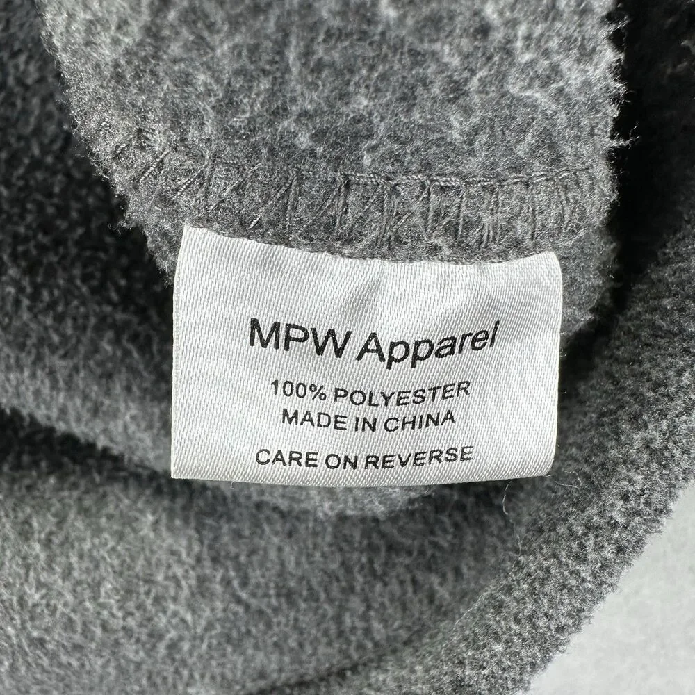 Mack’s Prairie Wings‎ Men's XL Gray Fleece Vest Hunting Multifunctional Full Zip